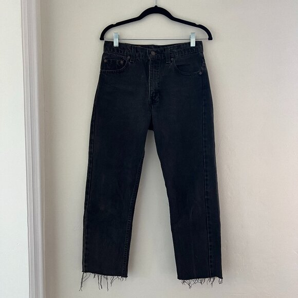 Vintage Levi's 505 30x30 Washed Black Made in USA - Picture 1 of 9